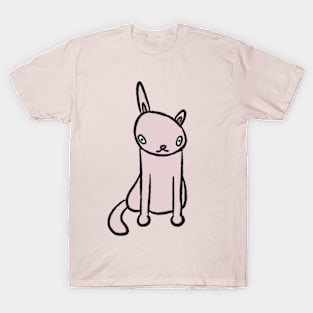 Cute sphynx cat drawing T-Shirt